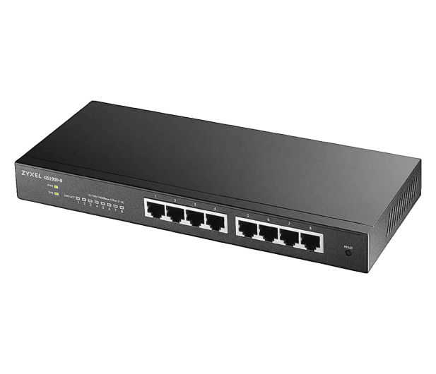 Zyxel 8p GS1900-8 (8x10/100/1000Mbit) - 1602440 - zdjęcie